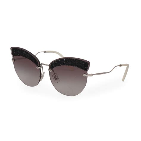 Miu Miu Women's SMU58T SMU/58T Fashion Cat Eye Sunglasses